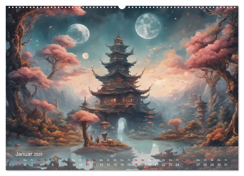 Epische Aussichten (CALVENDO Premium Wandkalender 2025)