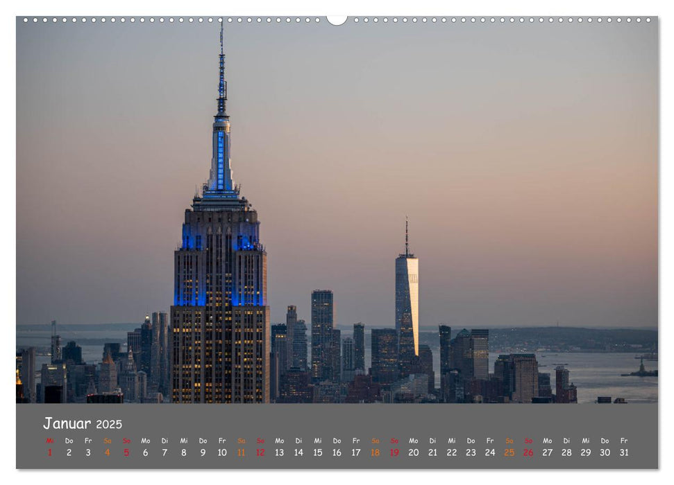 Faszination New York (CALVENDO Wandkalender 2025)