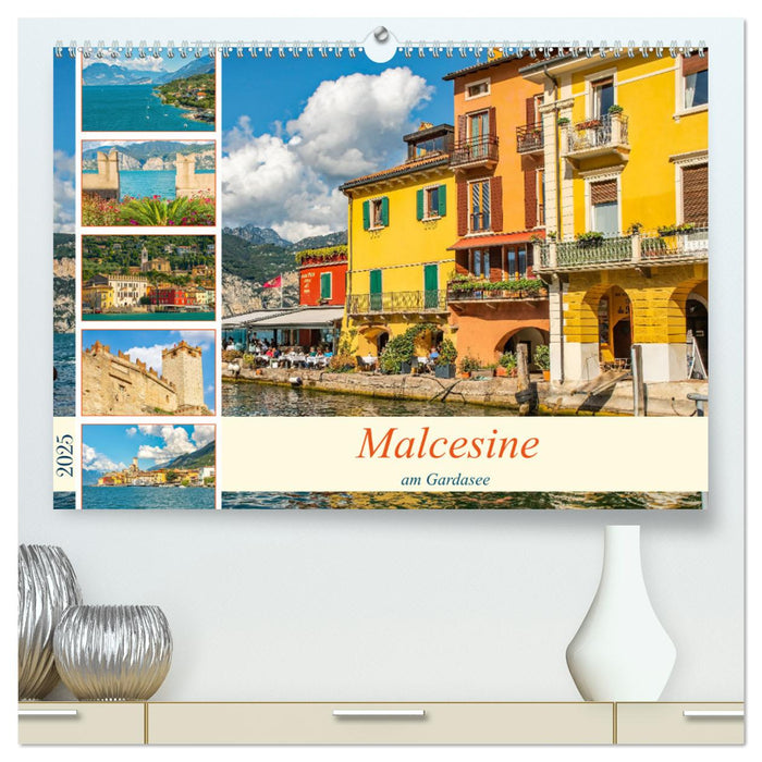 Malcesine am Gardasee (CALVENDO Premium Wandkalender 2025)