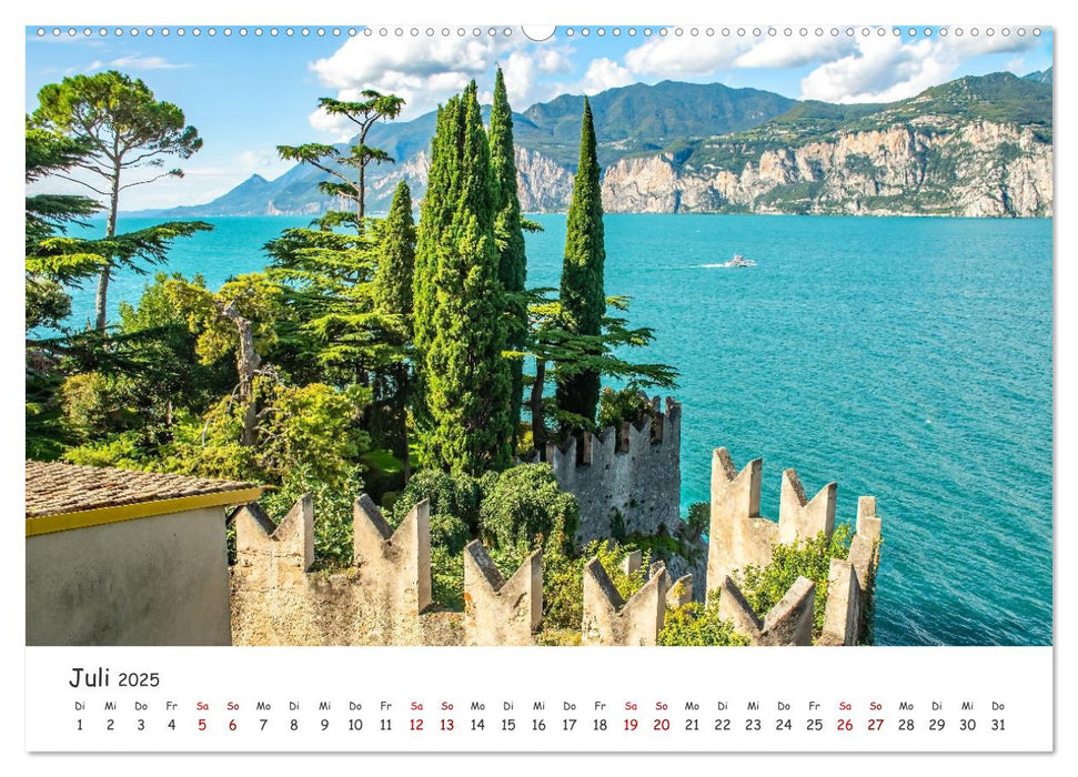 Malcesine am Gardasee (CALVENDO Premium Wandkalender 2025)