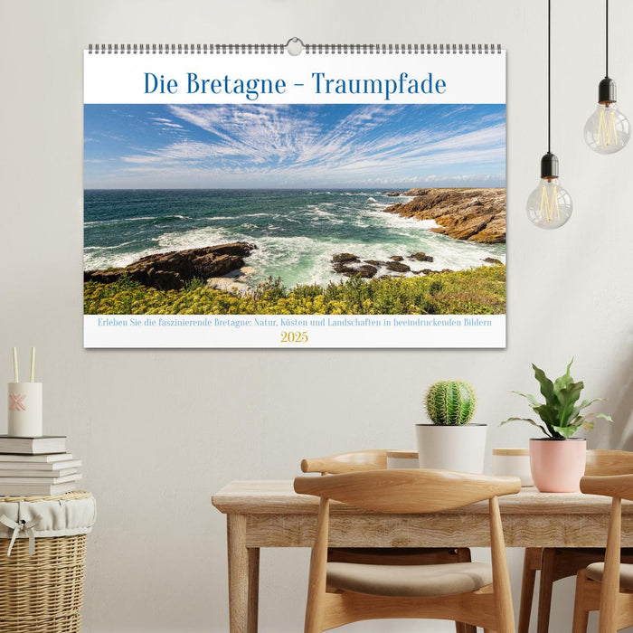 Die Bretagne - Traumpfade (CALVENDO Wandkalender 2025)