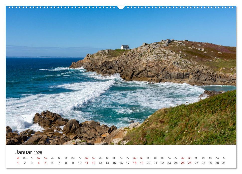 Die Bretagne - Traumpfade (CALVENDO Premium Wandkalender 2025)