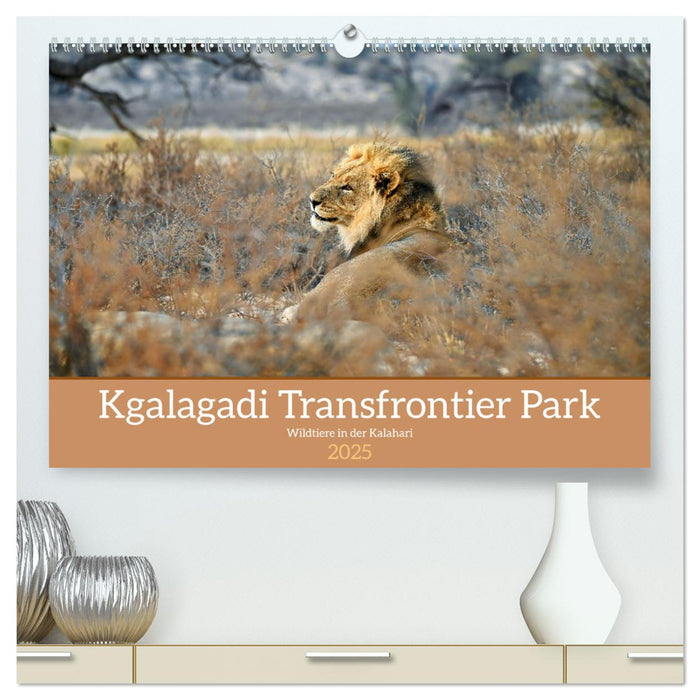 Kgalagadi - Fauna und Wildtiere in der Kalahari (CALVENDO Premium Wandkalender 2025)