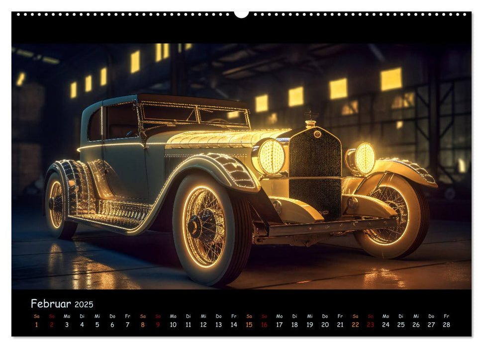 Surreale Oldtimer (CALVENDO Wandkalender 2025)