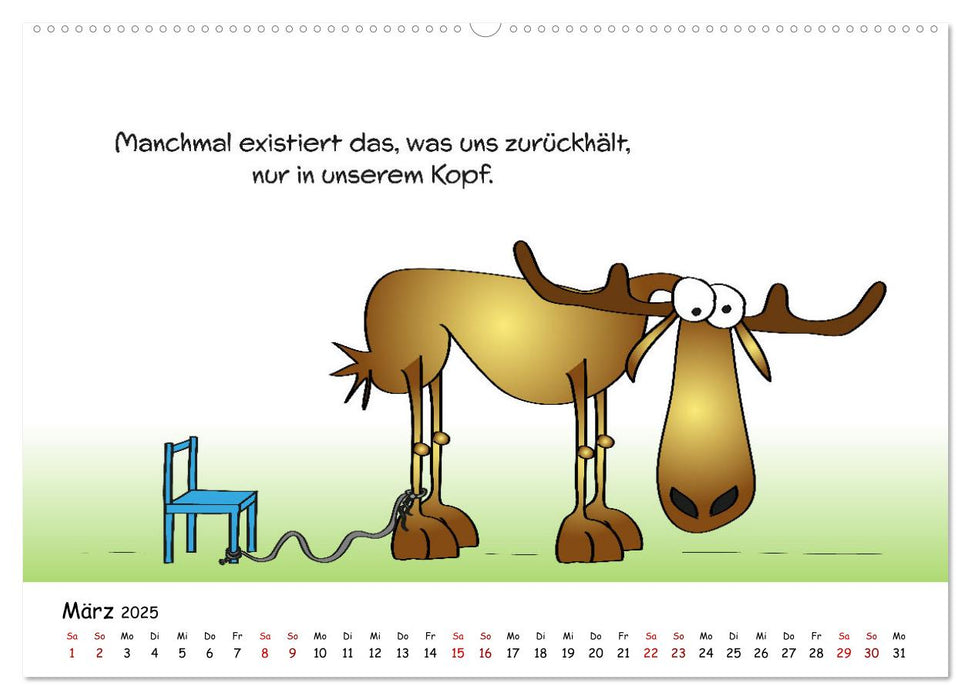 Rentierisches (CALVENDO Wandkalender 2025)