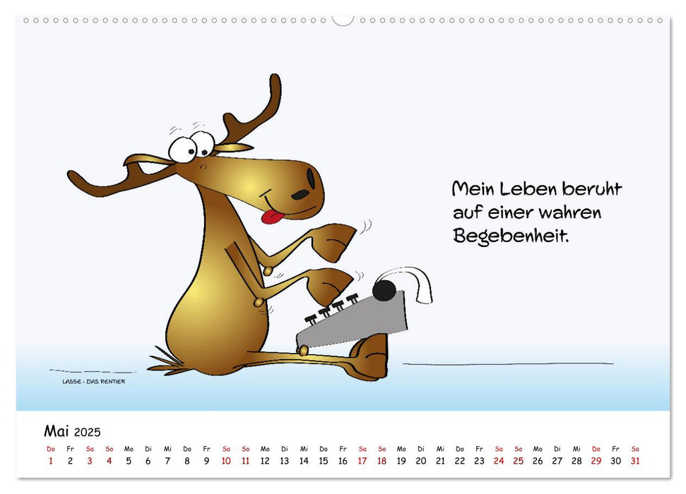 Rentierisches (CALVENDO Wandkalender 2025)