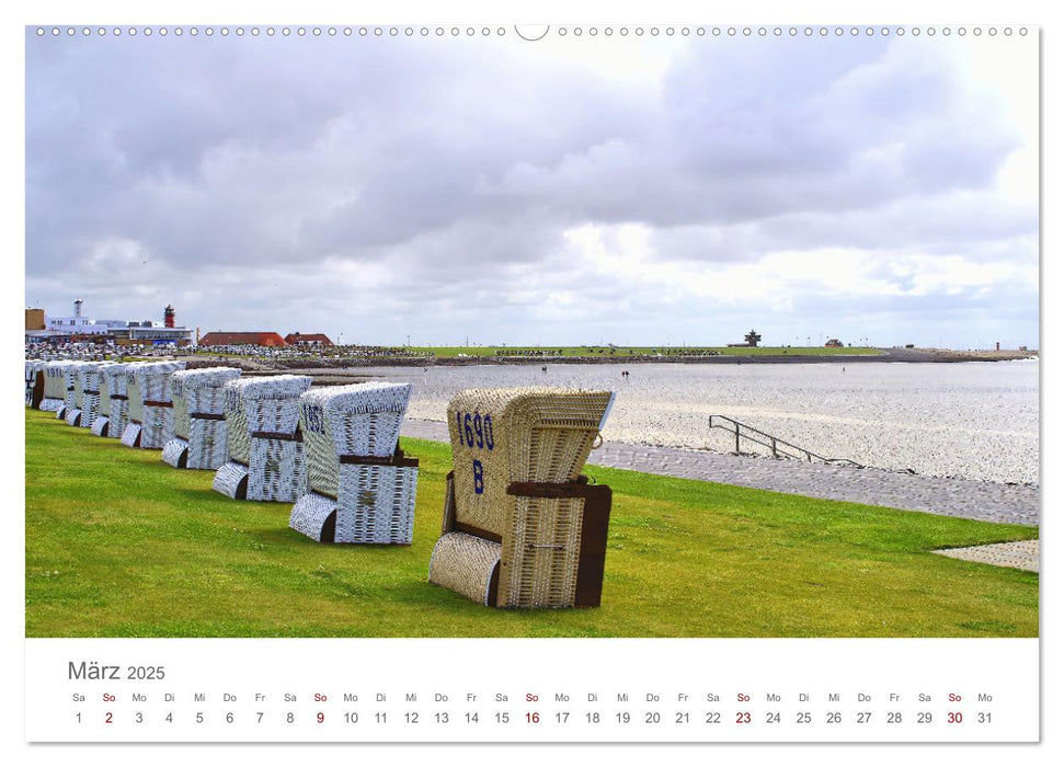 Mein Büsum - Das wunderschöne Nordseeheilbad in Schleswig-Holstein (CALVENDO Wandkalender 2025)