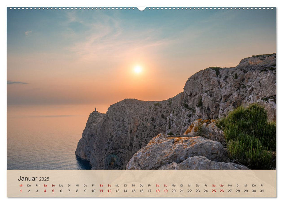 Mallorca - Perle des Mittelmeers (CALVENDO Wandkalender 2025)