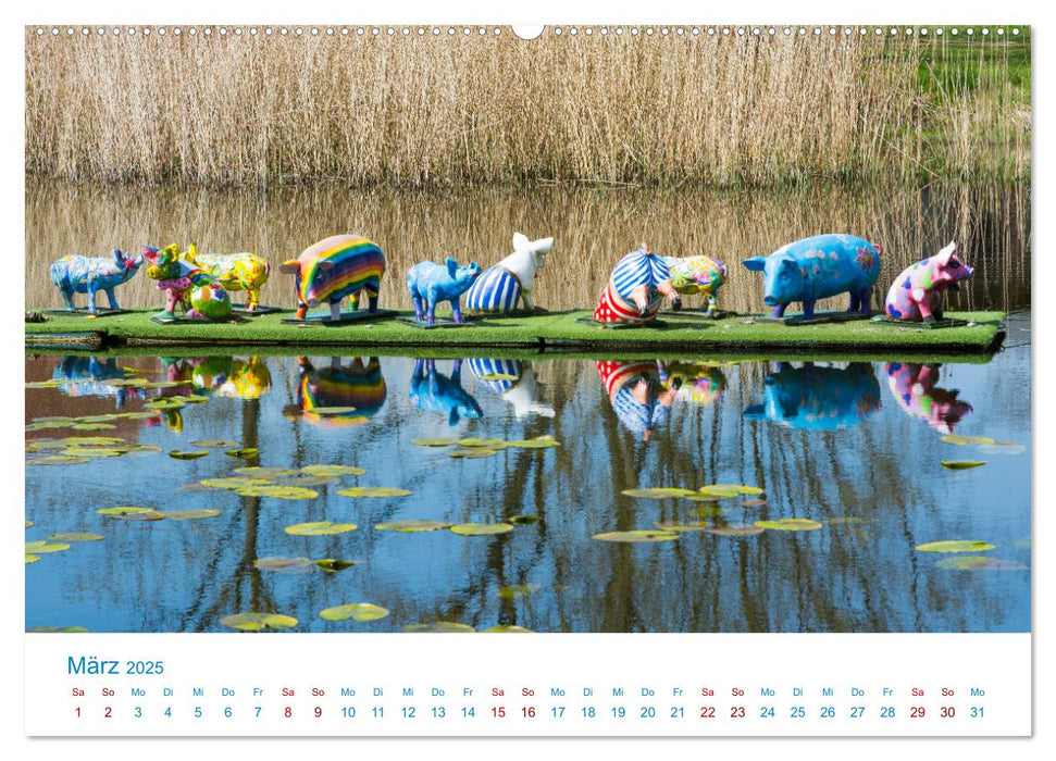 Streifzug auf Usedom (CALVENDO Premium Wandkalender 2025)