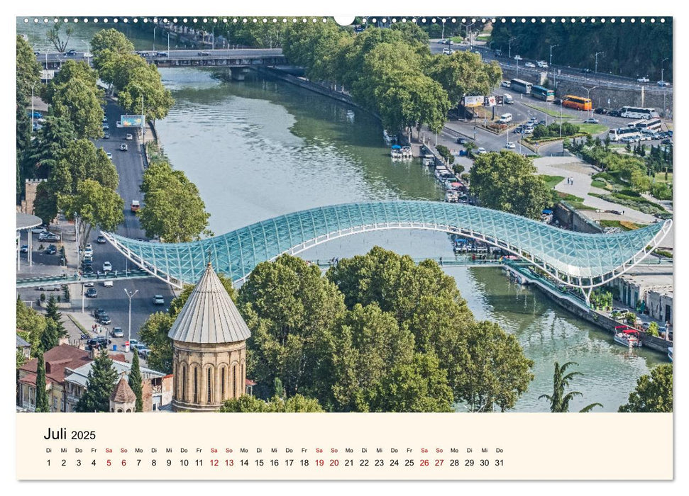 Tiflis - Die Metropole Georgiens (CALVENDO Premium Wandkalender 2025)