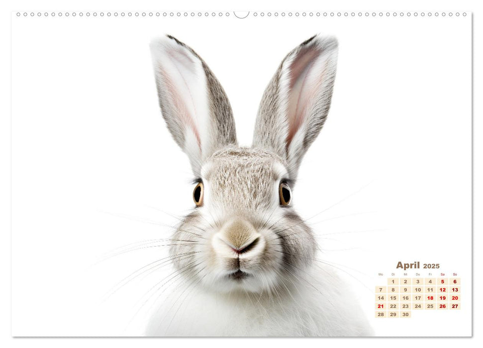 Weiße Tierwelt (CALVENDO Premium Wandkalender 2025)