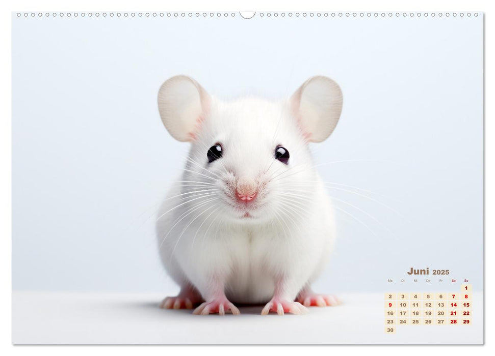 Weiße Tierwelt (CALVENDO Premium Wandkalender 2025)