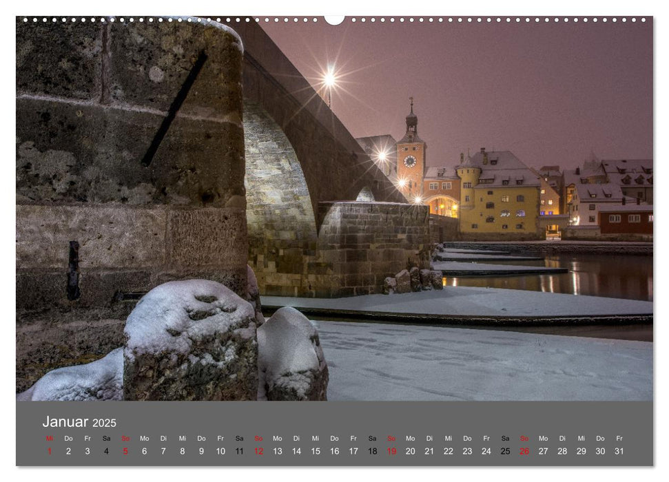 Regensburg - Stadtansichten (CALVENDO Premium Wandkalender 2025)