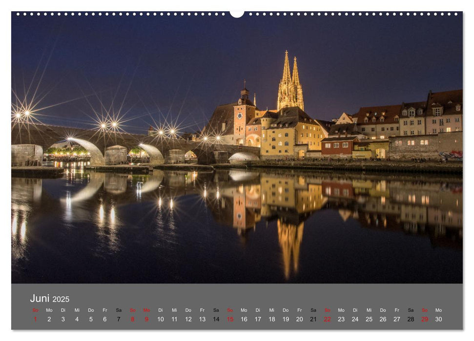 Regensburg - Stadtansichten (CALVENDO Premium Wandkalender 2025)