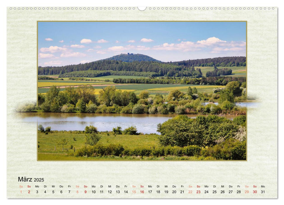 Landschaft, die aus dem Rahmen fällt (CALVENDO Premium Wandkalender 2025)