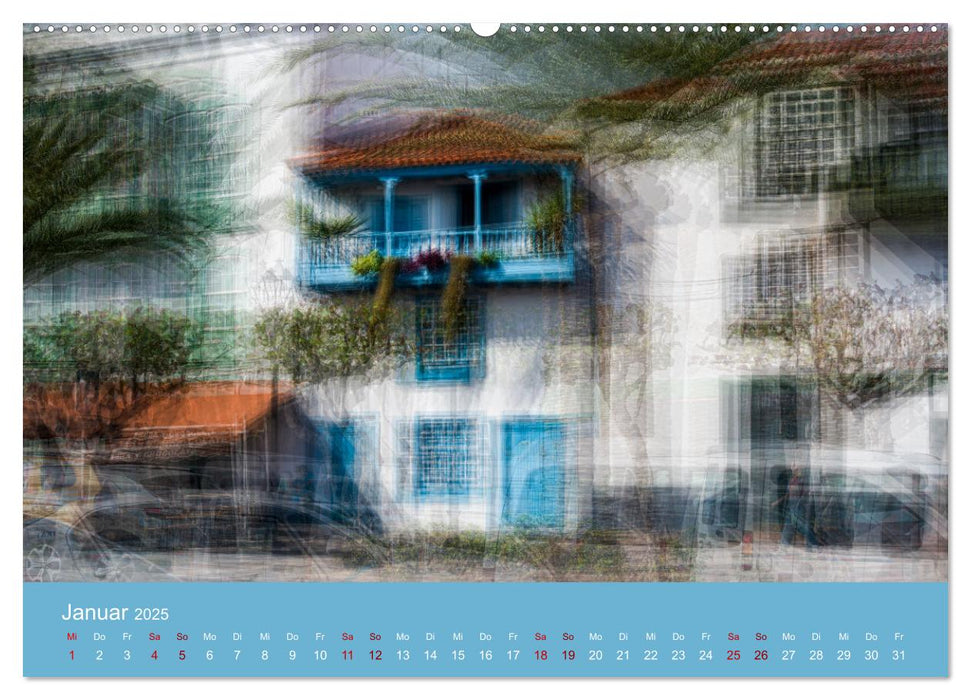 Architektur der Kanaren - Fotografie trifft Impressionismus (CALVENDO Wandkalender 2025)