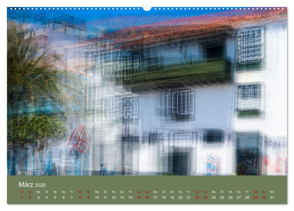 Architektur der Kanaren - Fotografie trifft Impressionismus (CALVENDO Wandkalender 2025)