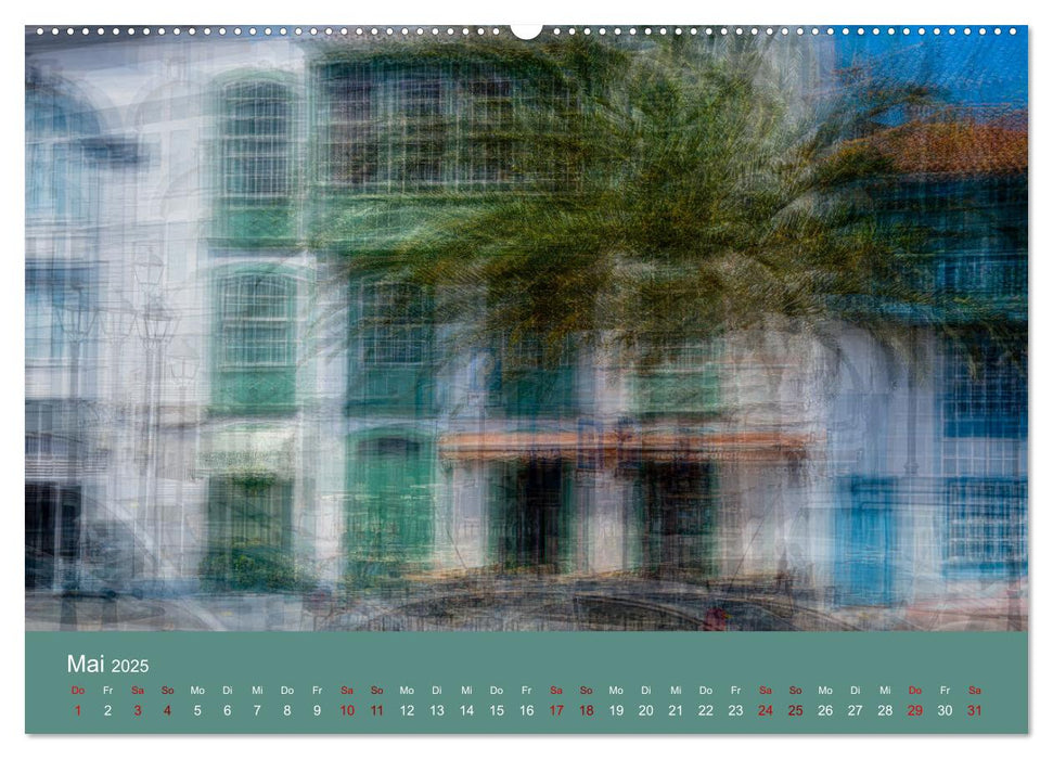 Architektur der Kanaren - Fotografie trifft Impressionismus (CALVENDO Wandkalender 2025)