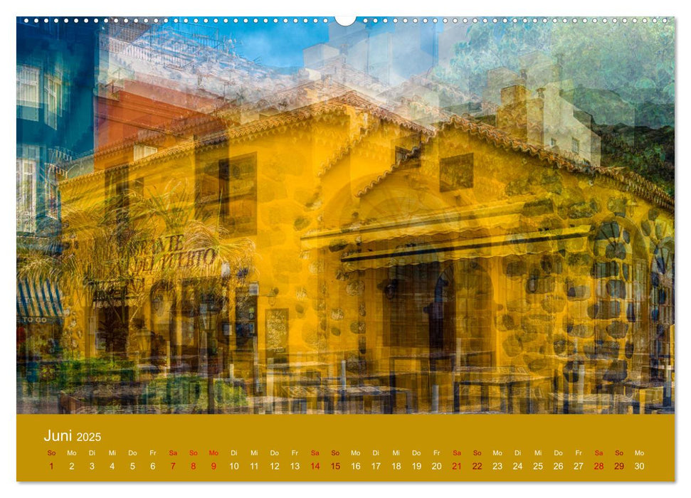 Architektur der Kanaren - Fotografie trifft Impressionismus (CALVENDO Wandkalender 2025)