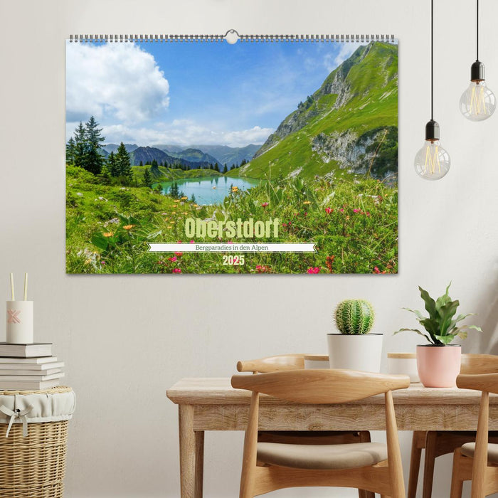 Oberstdorf - Bergparadies in den Alpen (CALVENDO Wandkalender 2025)