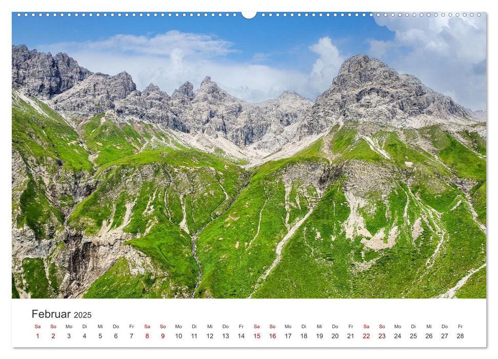 Oberstdorf - Bergparadies in den Alpen (CALVENDO Wandkalender 2025)