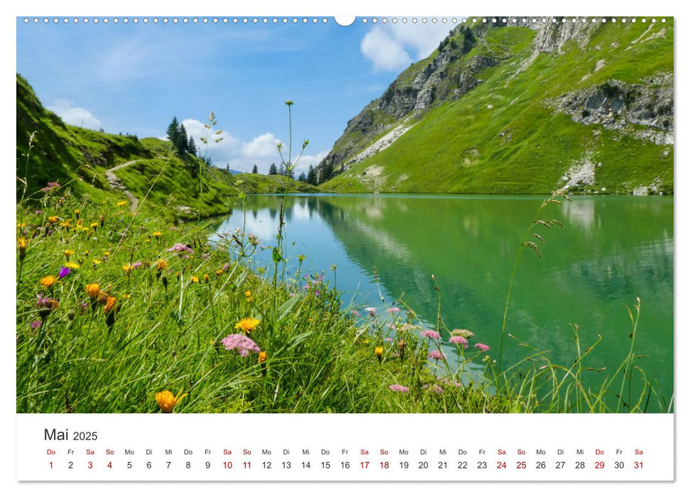 Oberstdorf - Bergparadies in den Alpen (CALVENDO Wandkalender 2025)