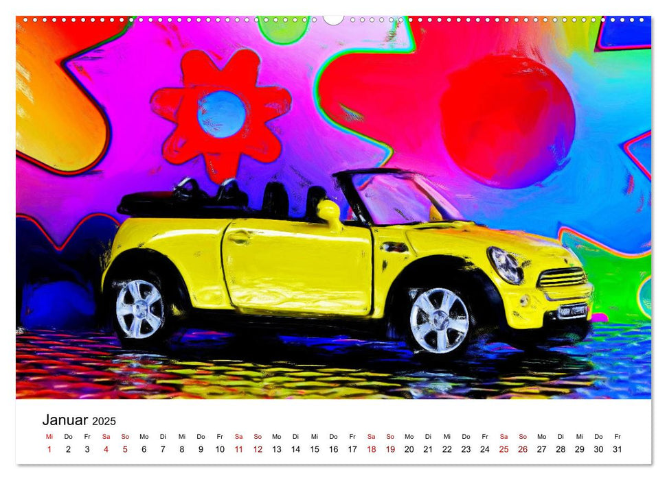 Surreale Autowelten (CALVENDO Premium Wandkalender 2025)