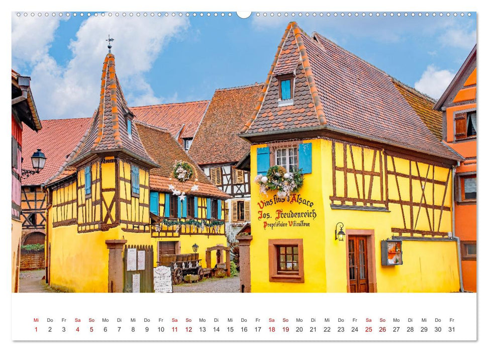 Eguisheim - Märchendorf im Elsass (CALVENDO Wandkalender 2025)