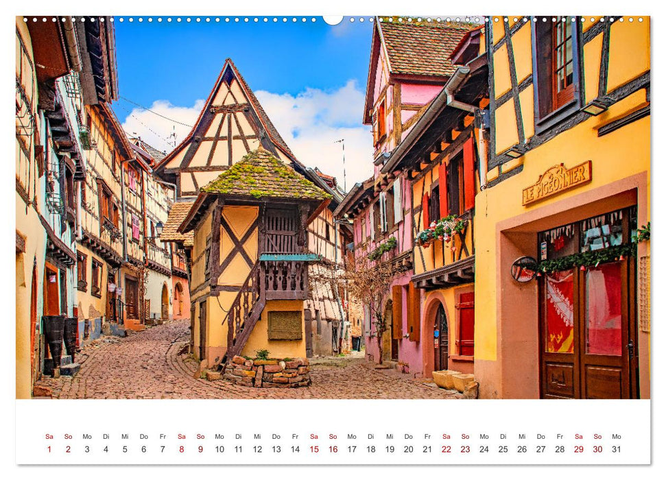 Eguisheim - Märchendorf im Elsass (CALVENDO Wandkalender 2025)