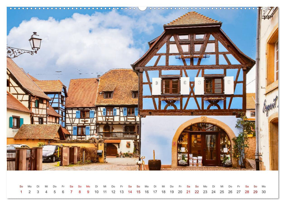 Eguisheim - Märchendorf im Elsass (CALVENDO Wandkalender 2025)