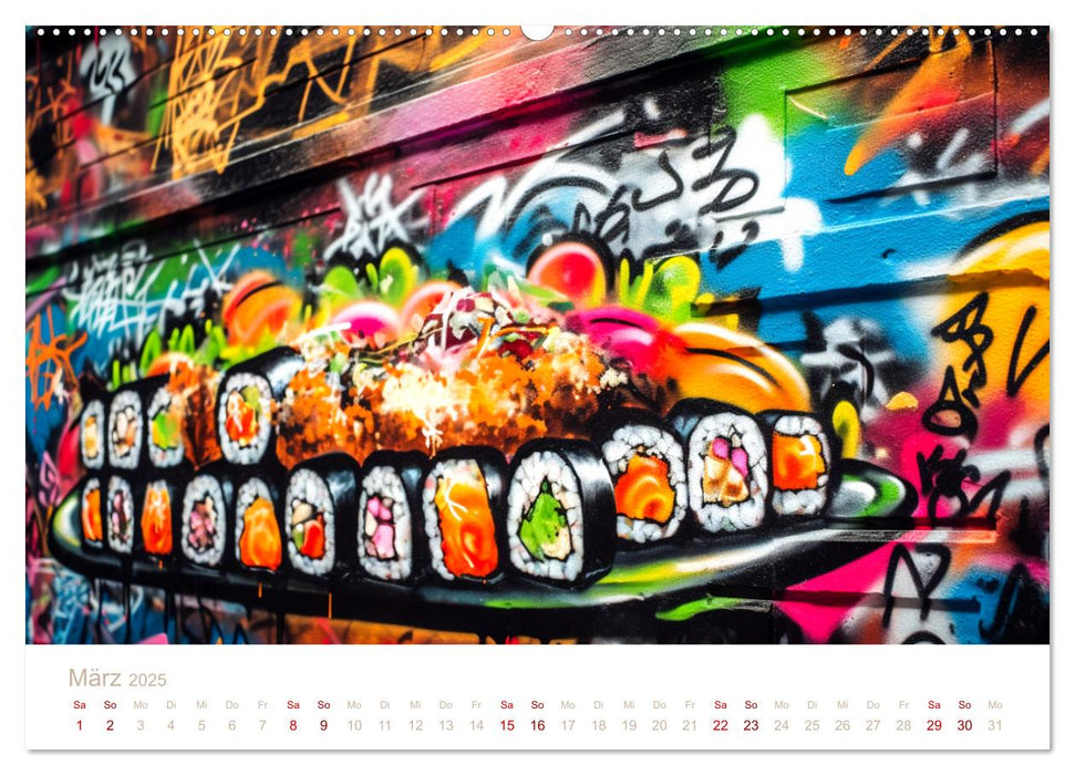 FAST FOOD STREET STYLE (CALVENDO Wandkalender 2025)