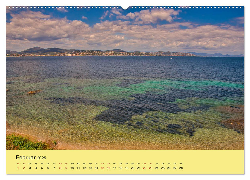 Naturparadiese an der Côte d'Azur (CALVENDO Wandkalender 2025)