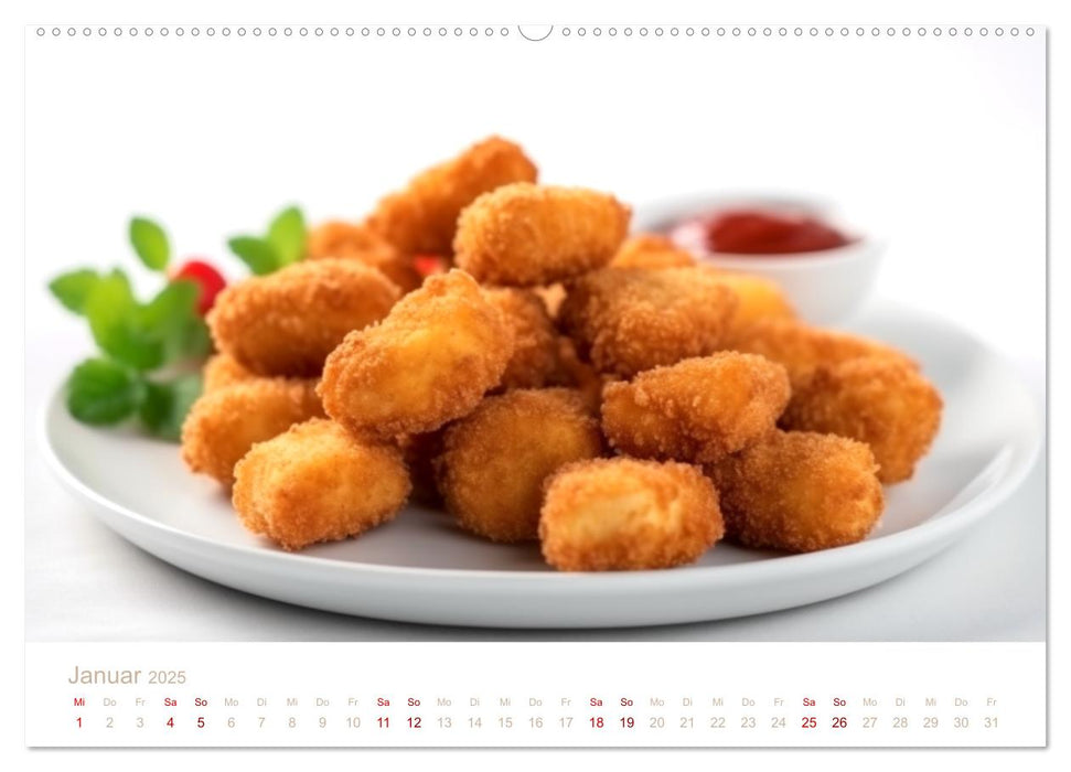 FAST FOOD (CALVENDO Wandkalender 2025)