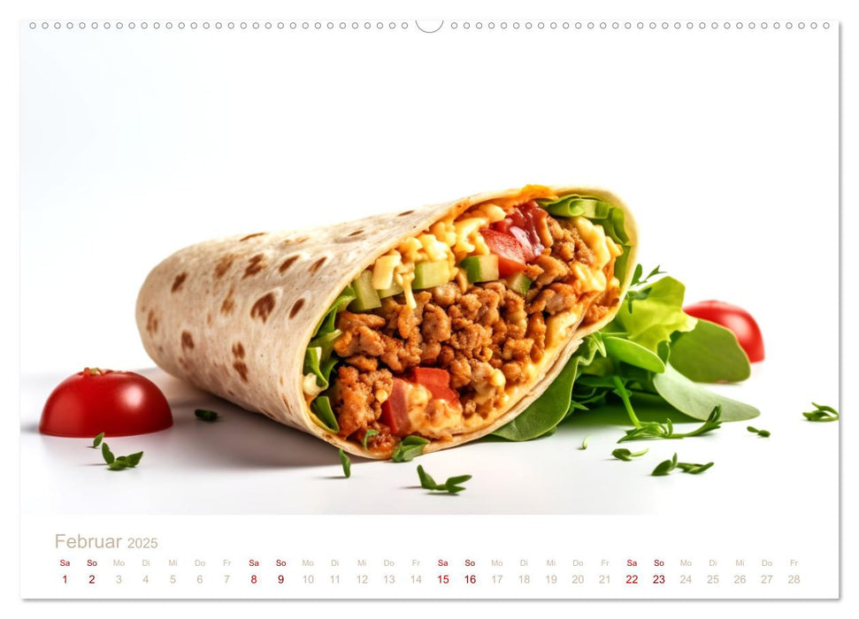 FAST FOOD (CALVENDO Wandkalender 2025)