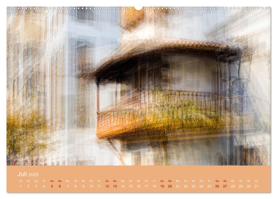 Architektur der Kanaren - Fotografie trifft Impressionismus (CALVENDO Premium Wandkalender 2025)