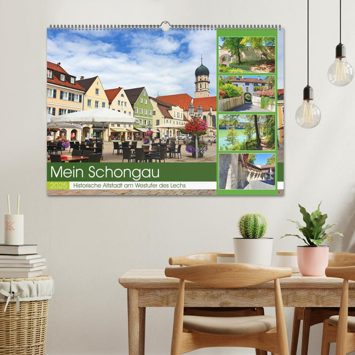 Mein Schongau - Historische Altstadt am Westufer des Lechs (CALVENDO Wandkalender 2025)