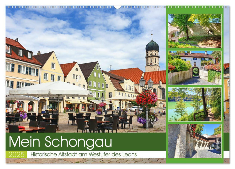 Mein Schongau - Historische Altstadt am Westufer des Lechs (CALVENDO Wandkalender 2025)