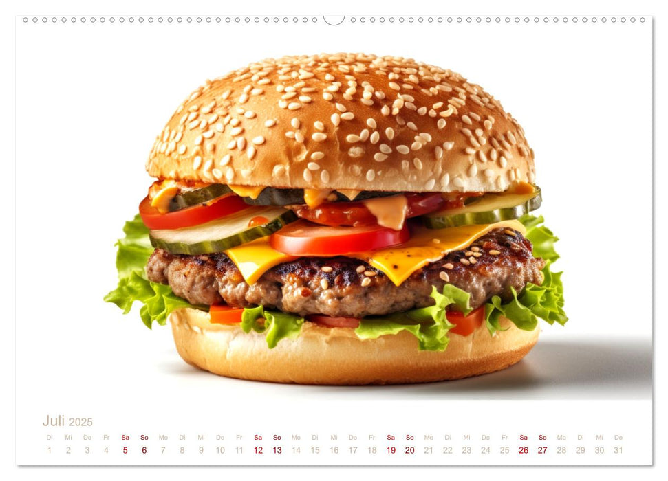 FAST FOOD (CALVENDO Premium Wandkalender 2025)