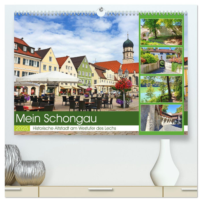 Mein Schongau - Historische Altstadt am Westufer des Lechs (CALVENDO Premium Wandkalender 2025)