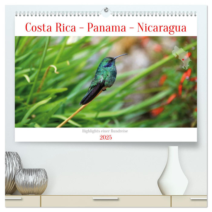 Costa Rica - Panama - Nicaragua (CALVENDO Premium Wandkalender 2025)