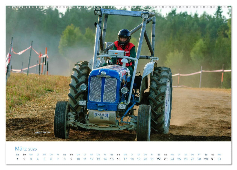 Traktorrennen - die 24 Stunden von Reingers (CALVENDO Premium Wandkalender 2025)