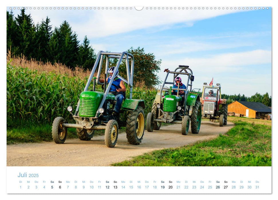 Traktorrennen - die 24 Stunden von Reingers (CALVENDO Premium Wandkalender 2025)