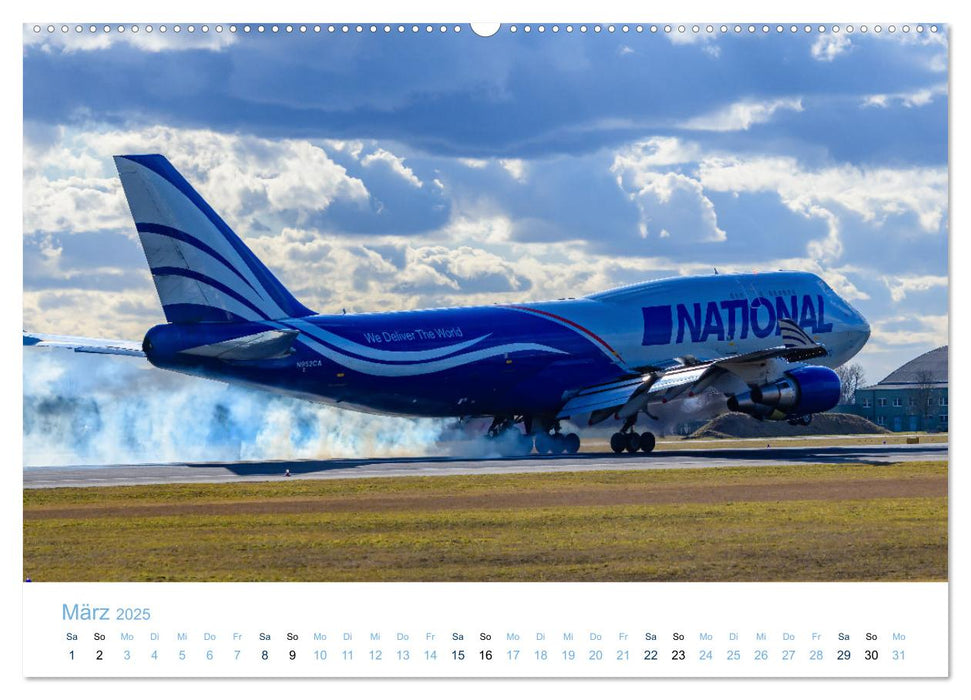 BOEING 747 - Königin der Lüfte (CALVENDO Premium Wandkalender 2025)