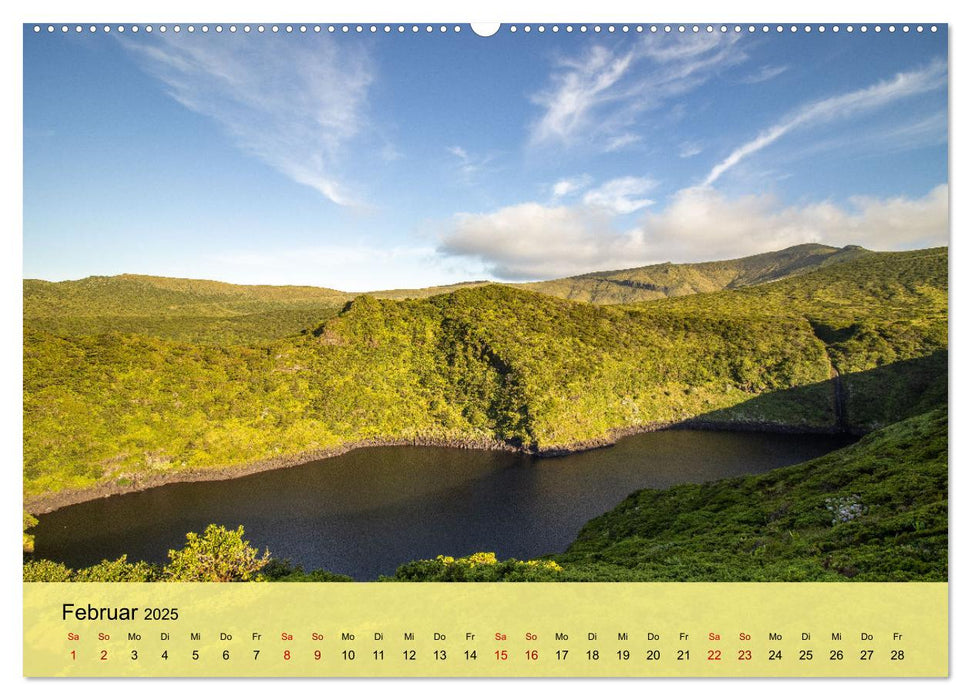 Azoren Landschaften - Flores und Corvo (CALVENDO Premium Wandkalender 2025)