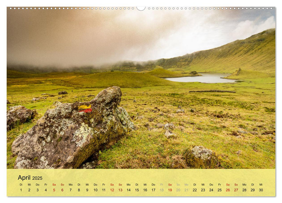 Azoren Landschaften - Flores und Corvo (CALVENDO Premium Wandkalender 2025)