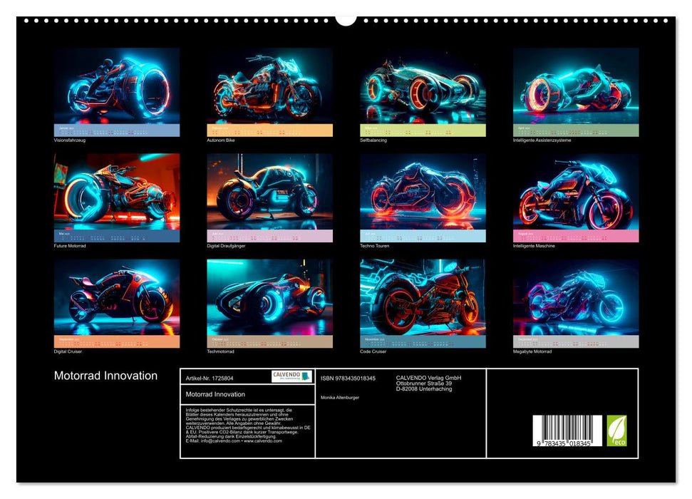 Motorrad Innovation (CALVENDO Premium Wandkalender 2025)