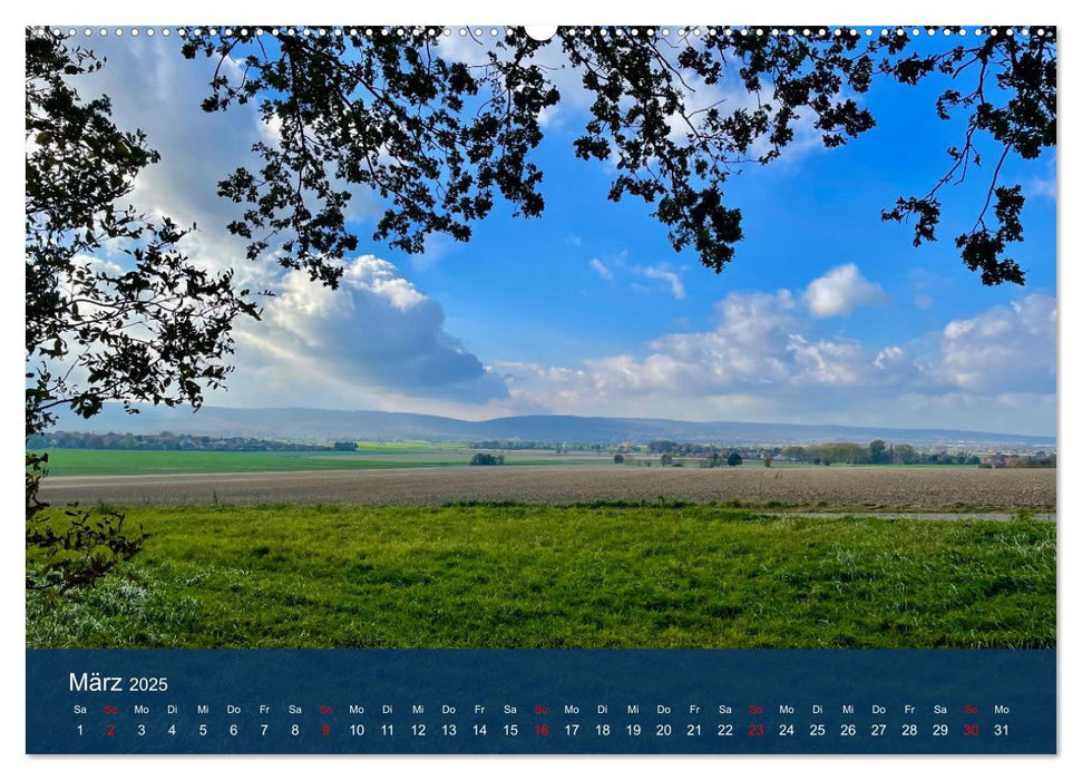 Rund um Hannover: Calenberger Land (CALVENDO Premium Wandkalender 2025)