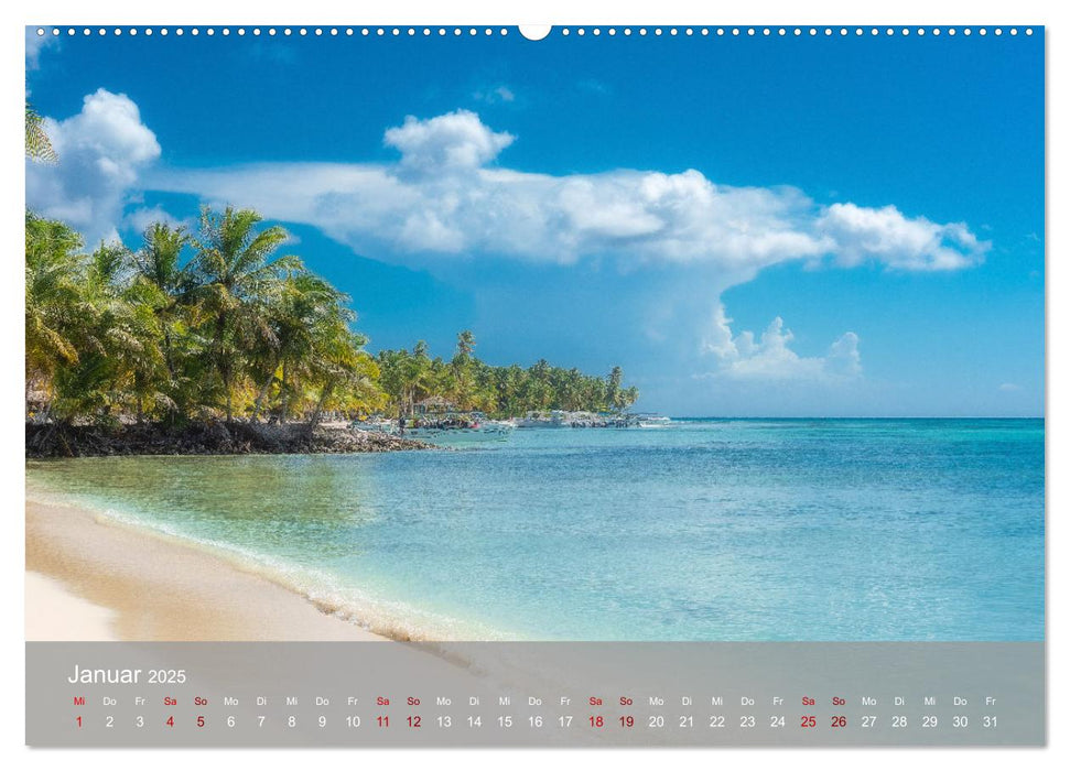 Karibik Traum Isla Saona (CALVENDO Premium Wandkalender 2025)