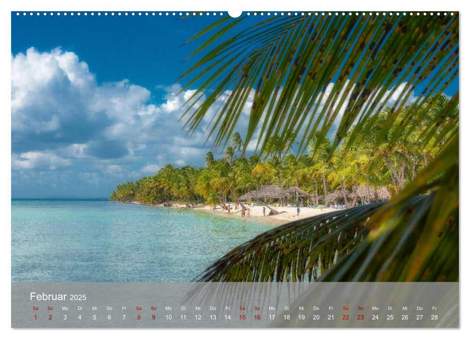 Karibik Traum Isla Saona (CALVENDO Premium Wandkalender 2025)