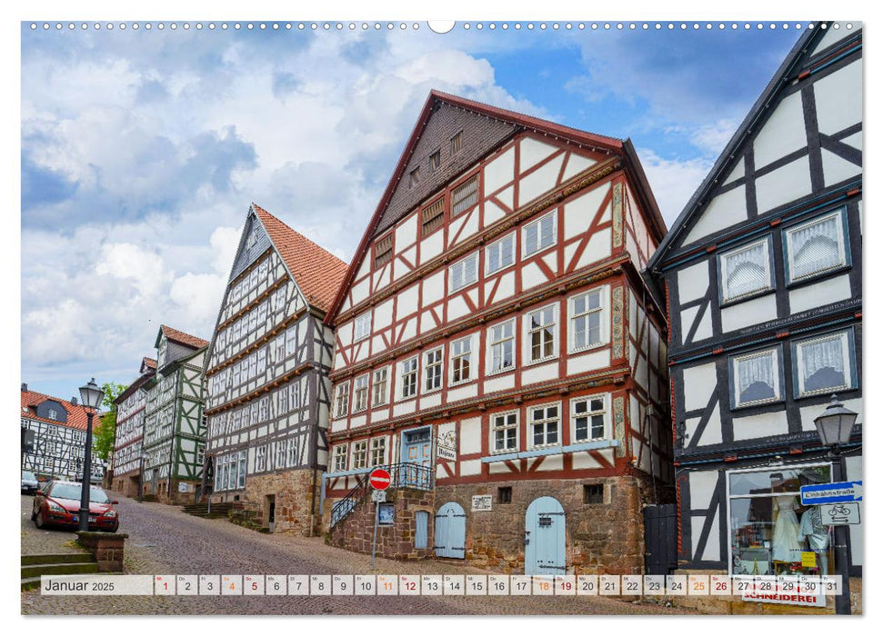 Bad Wildungen Stadtansichten (CALVENDO Premium Wandkalender 2025)